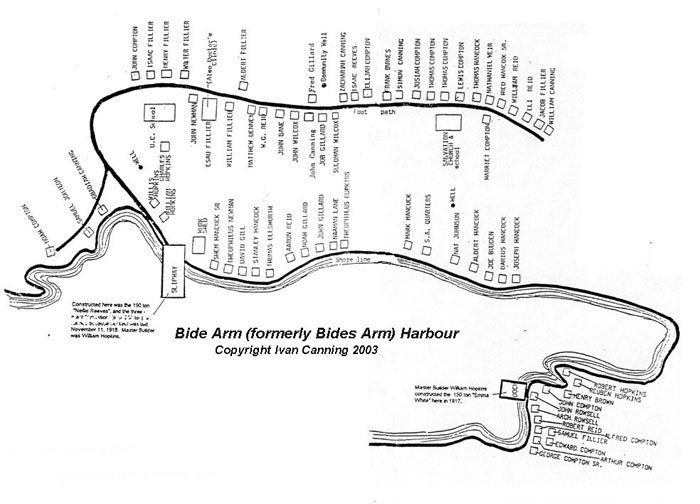 Bite Arm map in St. Barbe District