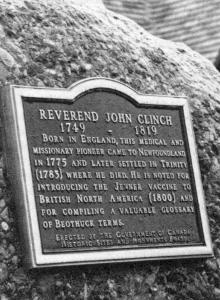 Clinch Plaque, Trinity, NF