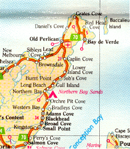 ST. John's East Map
