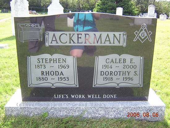 Stephen, Caleb, Dorothy and Rhoda Ackerman