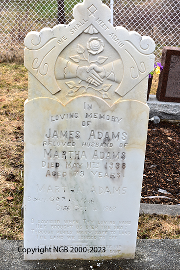 James, Sidney & Mary Adams