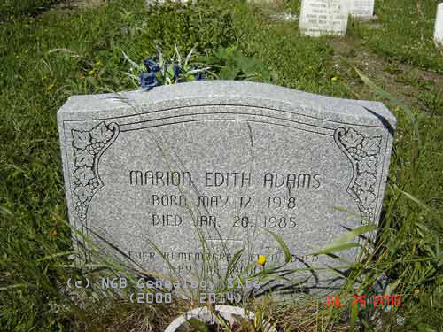Marion Edith Adams