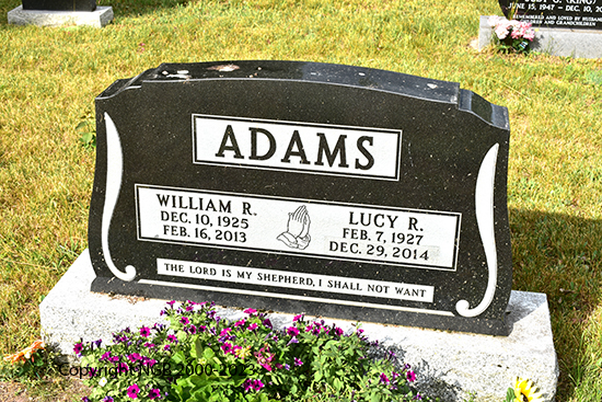 William R. & Lucy R. Adams