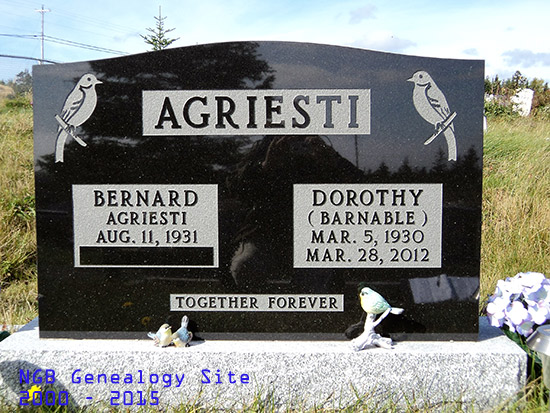 Bernard &:Dorothy Barnable Agriesti