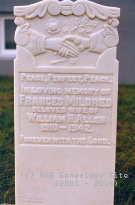 Frances Mildred ALLEN