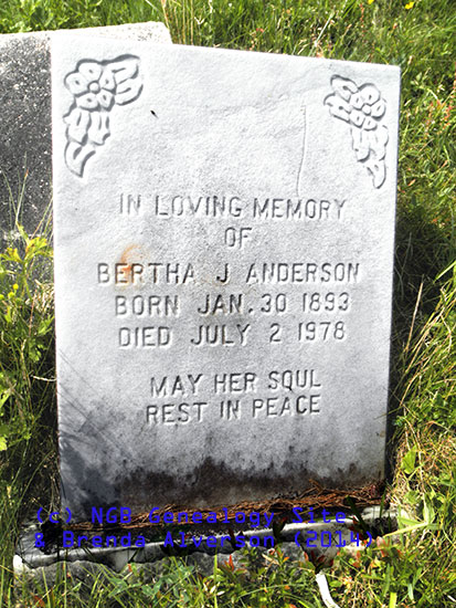 Bertha J. Anderson