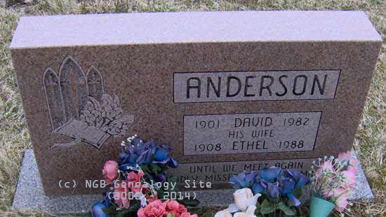 DAvid and Ethel Anderson