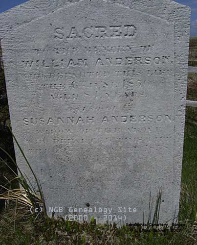 William & Susannah Anderson