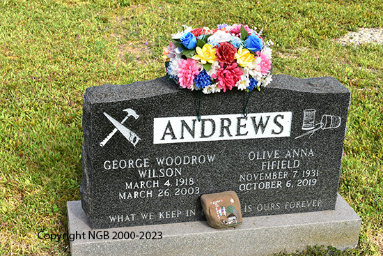 George Woodrow Wilson & Olive Anna Fifield Andrews