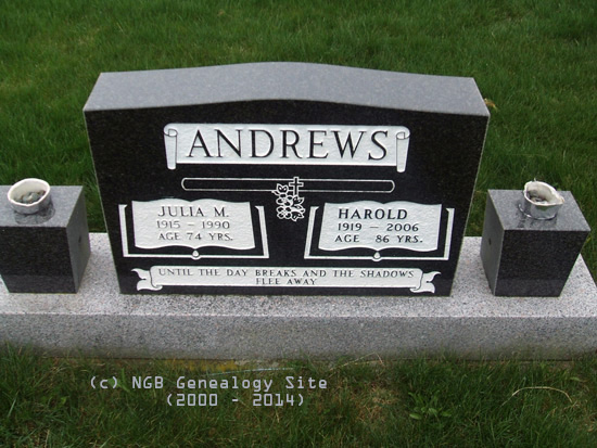 Julia M. & Harold Andrews