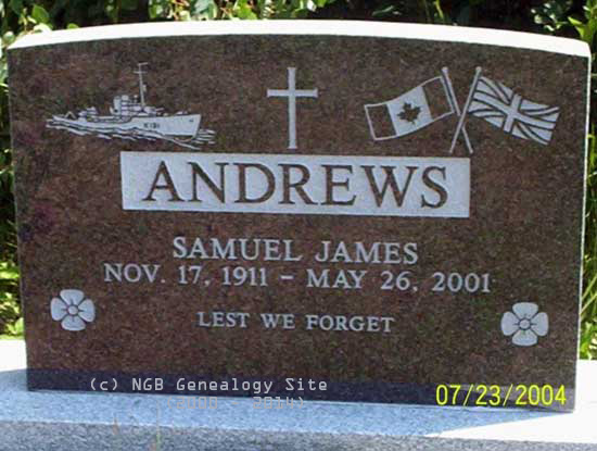 SAMUEL JAMES ANDREWS
