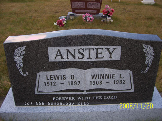 Lewis and Winnie Anstey