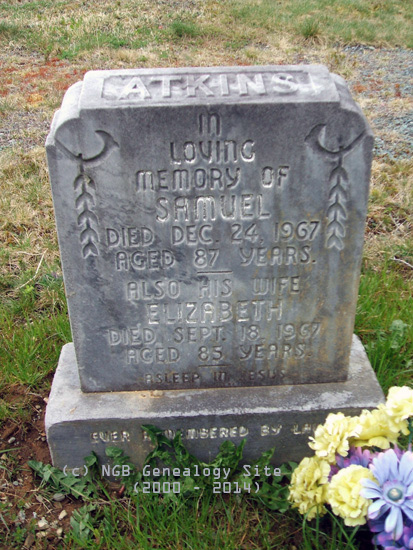 Samuel and Elizabeth Atkins