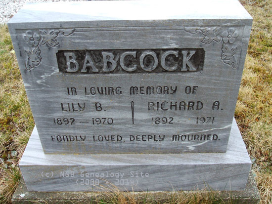 Lily B. & Richard A. Babcock