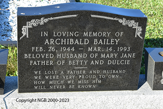 Archibald & Mary Jane Bailey