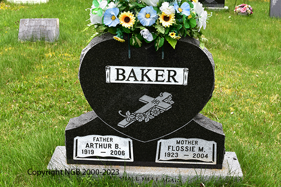 Arthur B. & Flossie M. Baker