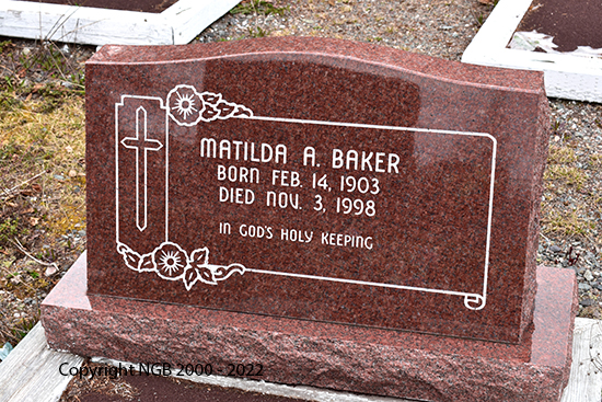 Matilda A. Baker
