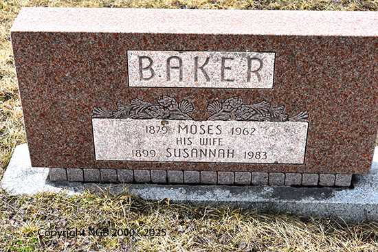 Moses && Susannah Baker