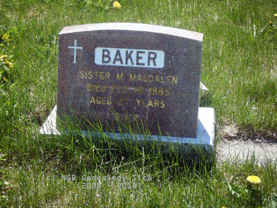 Sr. M. Magdalen Baker