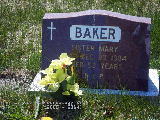 Sr. M. Mary Baker