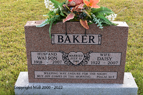 Watson & Daisy Baker