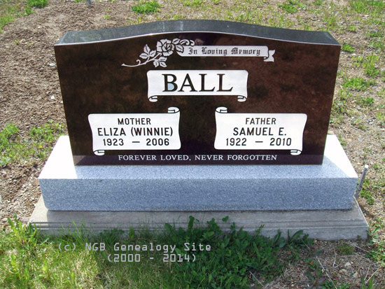 Eliza (Winnie) & Samuel E. Ball
