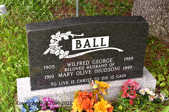 Wilfred George & Mary Olive Ball