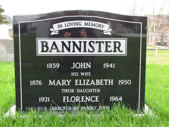 John, Mary and Florence Bannister