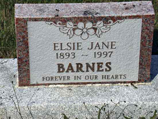 Elsie Jane BARNES