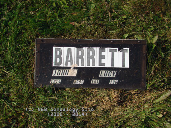 John and Lucy Barrett