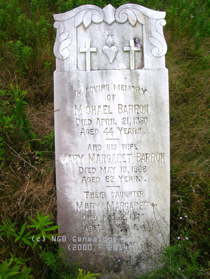 Michael, Mary Margaret and Mary Margaret Barron