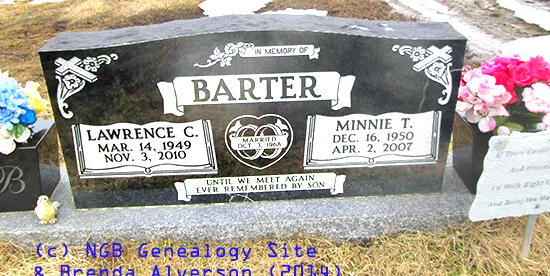 Lawrence & Minnie Barter