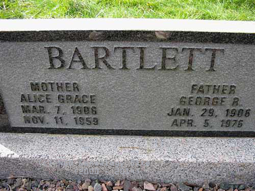 Alice Grace & George R. Bartlett