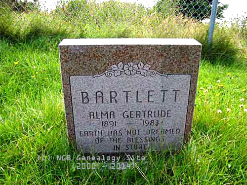 Alma Gertrude Bartlett