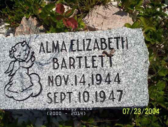 ALMA ELIZABETH BARTLETT