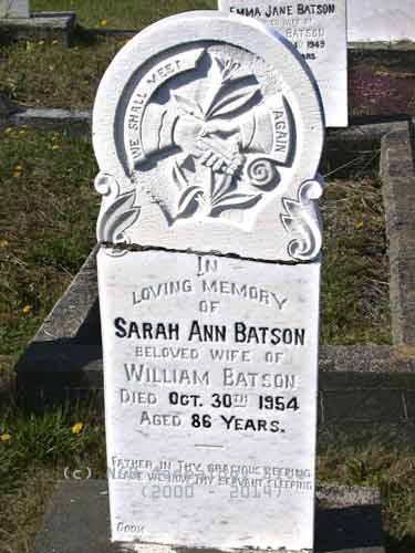 Sarah Ann BATSON