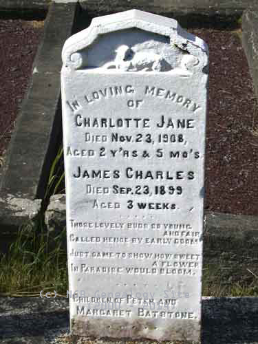 Charlotte Jane and James Charles Batstone