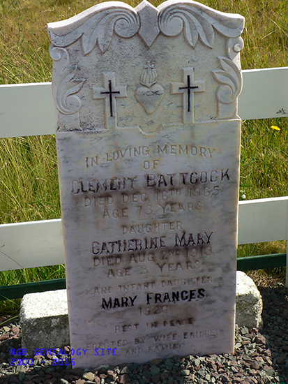 Clement, Catherine & Mary Battcock