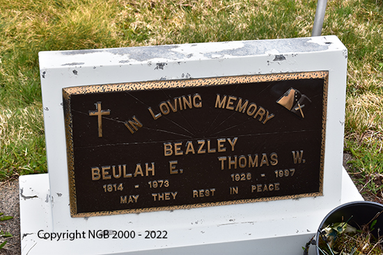 Thomas W. & Beulah E. Beazley