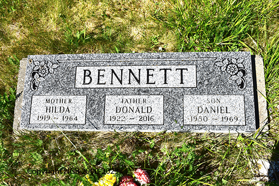 Donald, Hilda & Daniel Bennett