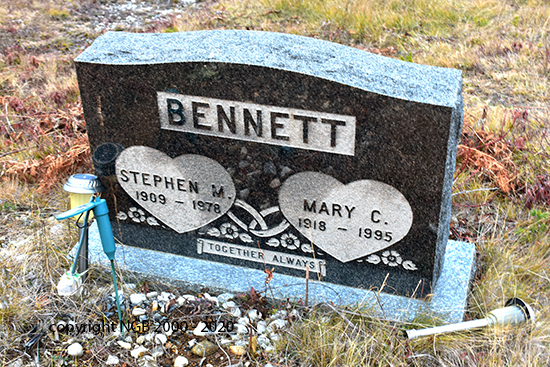 Stephen M & Mary C. Bennett
