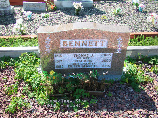 Thomas, Rita and Eileen Bennett