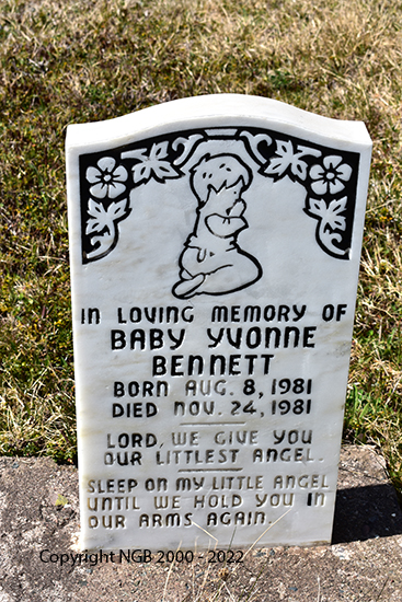 Baby Yvonne Bennett