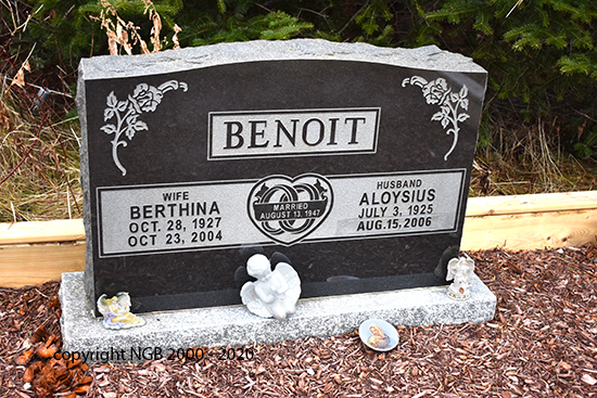 Berthina & Aloysius Benoit