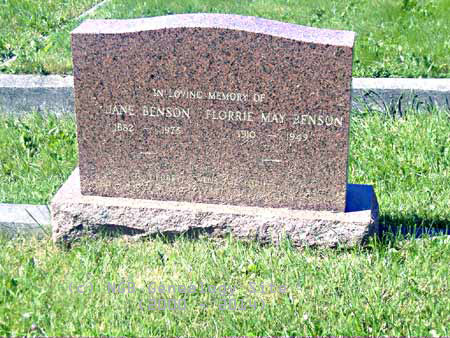 Jane and Florrie BENSON