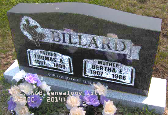 Thomas and Bertha Billard