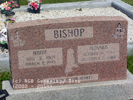 Annie and Aloysius Bishop