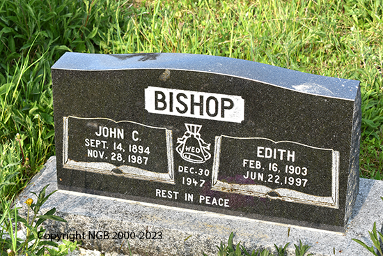 John C. & Edith Bishop