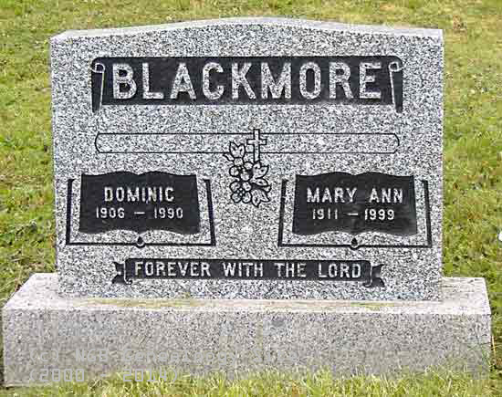 Dominic and Mary Ann Blackmore