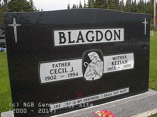 Cecil & Keziah Blagdon